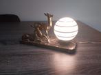 Jolie lampe vintage avec biches sur socle en marbre, Antiquités & Art, Antiquités | Éclairage, Enlèvement