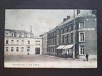 Postkaart Bonsecours La Place Hotel du grand logis, Ophalen of Verzenden, Voor 1920, Ongelopen, Henegouwen