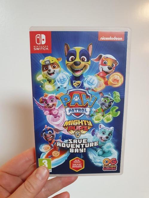 Paw patrol SWITCH GAME - Mighty Pups Save Adventure Bay, Games en Spelcomputers, Games | Nintendo Switch, Gebruikt, Avontuur en Actie