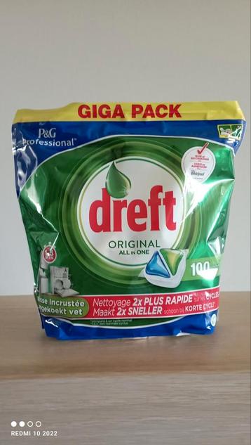 Giga pack de 100 capsules dreft original pour lave vaisselle, Enlèvement ou Envoi