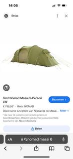 Tente familiale Nomad Masai 6, Caravanes & Camping, Comme neuf