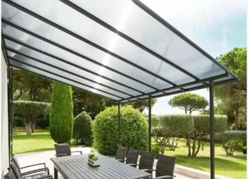 Pergola aluminium 4 x 3 antraciet grijs  beschikbaar voor biedingen