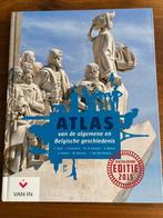 Atlas Belgische geschiedenis, Livres, Atlas & Cartes géographiques, Comme neuf, Enlèvement ou Envoi