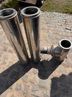 Dubbelwandig rookkanaal inox, Ophalen, Gebruikt, Inox