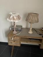 2 lampes rurales, Maison & Meubles, Lampes | Lampes de table, Comme neuf, Landelijk, Enlèvement, Tissus