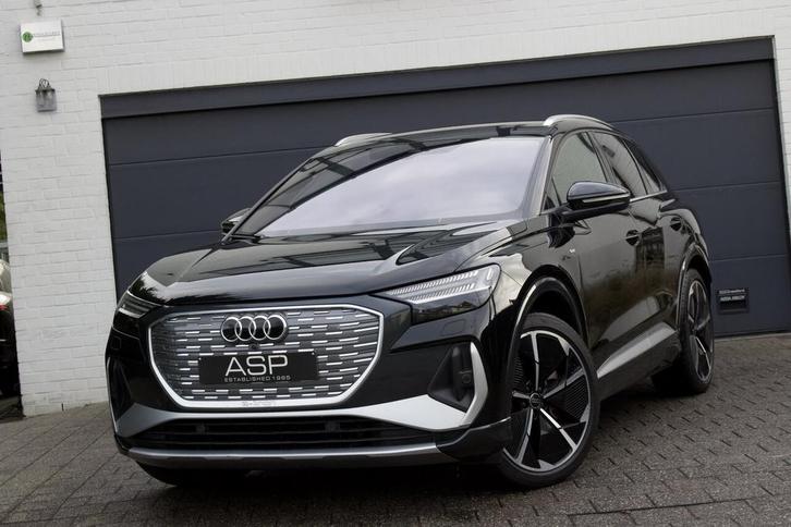 Audi Q4 e-tron S line 50 e-tron Quattro | 2023, Auto's, Audi, Bedrijf, Q4 e-tron, 4x4, ABS, Adaptieve lichten, Adaptive Cruise Control