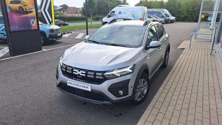 Dacia Stepway TCe 90, GPS, sensor V+A, camera, dodehoekw, Auto's, Dacia, Bedrijf, Te koop, Sandero, ABS, Achteruitrijcamera, Airbags