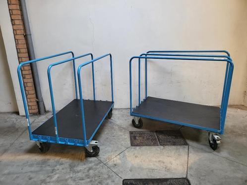 eurokraft pro Platentransportwagen inclusief 3 beugels, Doe-het-zelf en Bouw, Transportwagens, Gebruikt, Transportkar, 100 liter of meer