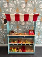Houten kinderwinkel met accessoires, Kinderen en Baby's, Speelgoed | Houten speelgoed, Ophalen, Zo goed als nieuw