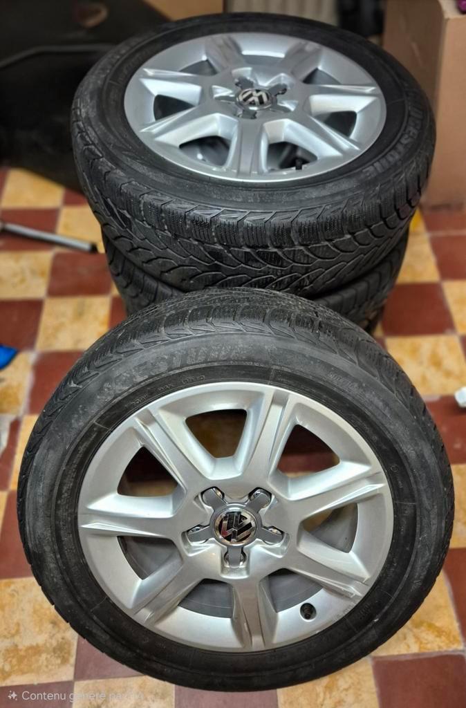 Jante d'origine Audi 5x112 avec bon Pneu hiver + 4 bon pneu, Autos : Pièces & Accessoires, Pneus & Jantes, Pneus et Jantes, Pneus hiver