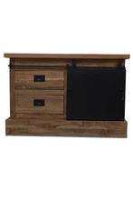 klein teak tv meubel 90 cm, Nieuw, 25 tot 50 cm, 50 tot 100 cm, Ophalen of Verzenden