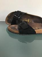 Gratis Verzending | Birkenstock Madrid zwarte slippers 39, Kleding | Dames, Birkenstock Madrid, Slippers, Zo goed als nieuw, Zwart