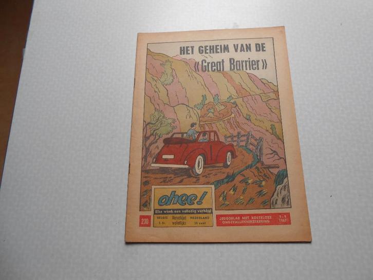 ohee 230 Het geheim van de 'Great Barrier' 1967., Livres, BD, Comme neuf, Une BD, Enlèvement ou Envoi