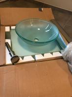Nieuwe glazen wastafel, Ophalen of Verzenden, Zo goed als nieuw