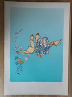 Lithographie offset Léonard (numérotée et signée) 1992, Livres, BD, Enlèvement ou Envoi, Neuf