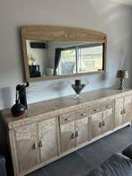 Rotan eetplaats. Eetafel +6 stoelen. Dressoir, buffetkast, Huis en Inrichting, Ophalen, Zo goed als nieuw