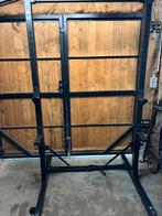 Squat rack met J-Hooks, Sport en Fitness, Fitnessmaterialen, Ophalen, Nieuw, Halterset
