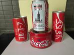 Coca Cola 4 lege blikken, Verzamelen, Biermerken, Overige merken, Overige typen, Ophalen of Verzenden, Zo goed als nieuw
