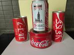 Coca Cola 4 lege blikken, Overige merken, Overige typen, Ophalen of Verzenden, Zo goed als nieuw