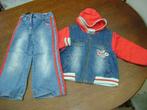pantalon en jean et veste en jean Move's, Enfants & Bébés, Comme neuf, Garçon ou Fille, Move's, Enlèvement ou Envoi