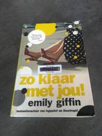 zo klaar met jou, Boeken, Gelezen, Emily Giffin, Ophalen of Verzenden