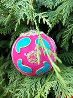 5 Indiase kerstballen Hindi & Bindi fluweel + parel, Ophalen of Verzenden, Zo goed als nieuw