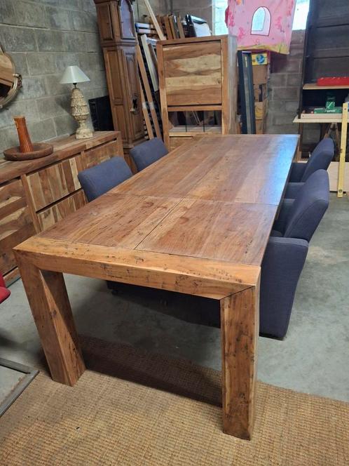 Complete eetkamer en mooie salon. De tafel is uitrekbaar, Huis en Inrichting, Complete eetkamers, Zo goed als nieuw, Ophalen