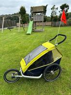 Croozer fietskar voor 1 kind, Comme neuf, Pliable, Enlèvement, Croozer incl. Jogging en wandelset + 2 koppelstukken voor fiets
