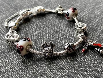 Magnifique bracelet Mickey et Minnie Mouse, NOUVEAU