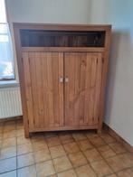 Teakhouten tv-meubel, Huis en Inrichting, Kasten | Computermeubels, Ophalen, Zo goed als nieuw