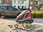 Thule Chariot Captain XL 2 kindjes + baby hangmat, Vélos & Vélomoteurs, Accessoires vélo | Remorques, Comme neuf, Enlèvement ou Envoi