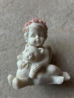 Petite décoration blanche ange et peluche ourson - neuve, Ophalen, Zo goed als nieuw