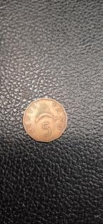 3##    Tanzania 5 senti 1972, Postzegels en Munten, Munten | Afrika, Ophalen of Verzenden, Tanzania