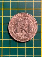 Belgische 5 frank - Leopold II 1870, Postzegels en Munten, Munten | België, Zilver, Ophalen of Verzenden, Losse munt, Zilver
