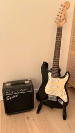 Fender Squier Mini, Muziek en Instrumenten, Snaarinstrumenten | Gitaren | Elektrisch, Ophalen, Gebruikt, Fender, Met versterker