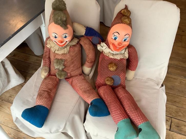 Oude Clown ‘s uit de jaren 1920 !, Antiek en Kunst, Antiek | Overige Antiek, Ophalen
