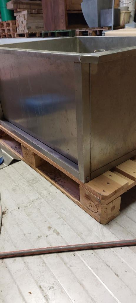 inox of rvs bak met afvoer onderaan, Diversen, Overige Diversen, Zo goed als nieuw, Ophalen of Verzenden
