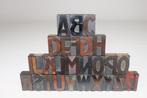 Art Deco alfabet in drukletters, Ophalen of Verzenden