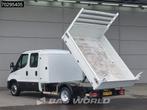 Iveco Daily 35C14 Kipper met Kist Dubbel Cabine Dubbellucht, Auto's, Bestelwagens en Lichte vracht, Stof, Gebruikt, Euro 6, Iveco