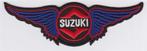 Suzuki stoffen opstrijk patch embleem #7, Nieuw
