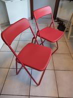 Rode klapstoelen van IKEA, Ophalen, Nieuw, Rood, Twee