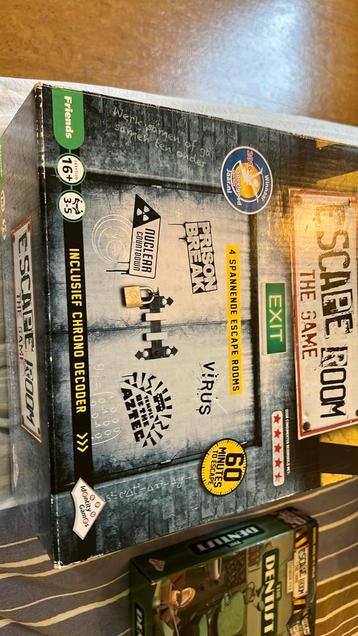 Escape room (+ extra spel) beschikbaar voor biedingen