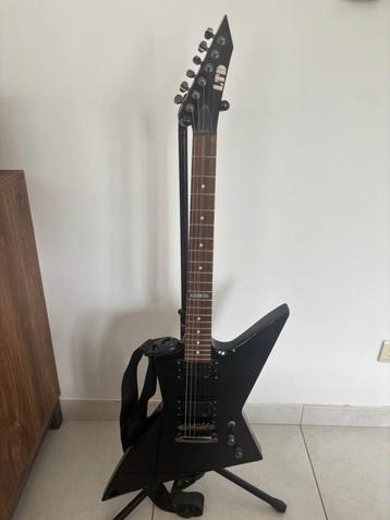 LTD-ESP EX-50 elektrische gigaar + staander, Enlèvement, Utilisé, Guitare classique ou espagnole