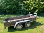 dubbel as aanhangwagen 3m x 1m25, Auto diversen, Aanhangers en Bagagewagens, Ophalen, Gebruikt