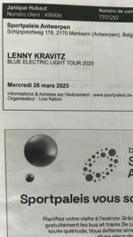 Lenny Kravitz 2 places 26 mars Sportpaleis, Tickets en Kaartjes, Maart