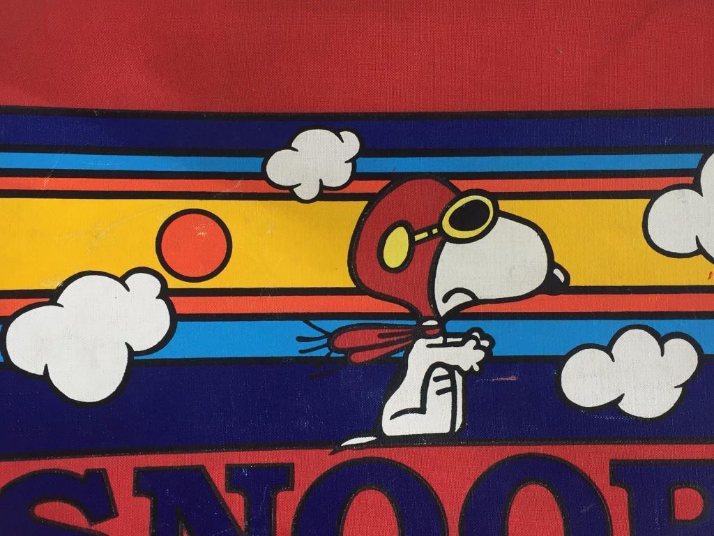 ② Valise/valise vintage Snoopy, Flying ace, 1965 — Cinéma