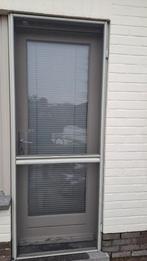 vliegendeur met kader, Doe-het-zelf en Bouw, Ophalen, Gebruikt, 80 tot 100 cm, Overige typen