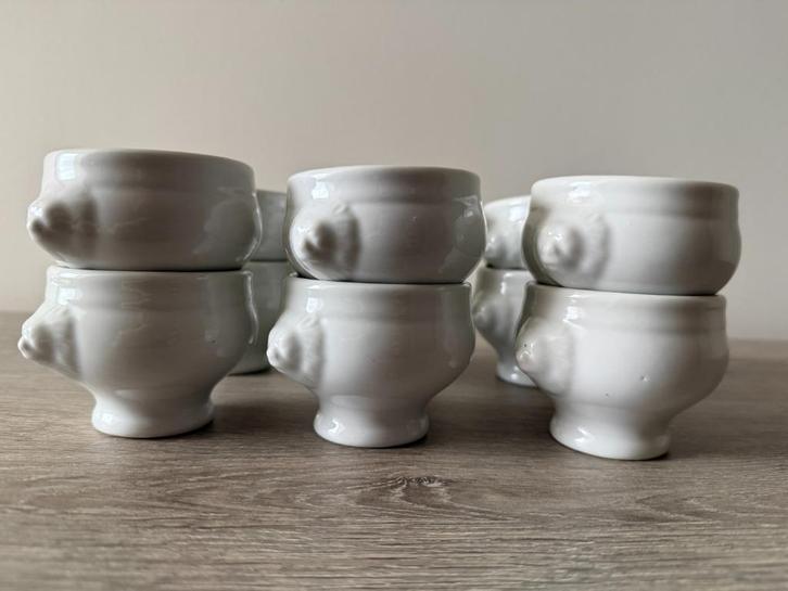 Apero kommetjes (12 stuks), Huis en Inrichting, Keuken | Servies, Nieuw, Kom(men), Effen, Porselein, Ophalen of Verzenden