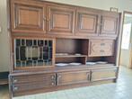 Wandmeubel in 3 delen, Huis en Inrichting, Kasten | Wandmeubels, Ophalen, 250 tot 300 cm, Gebruikt, Glas