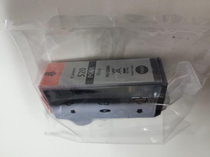 printer inkt cartridges canon 520 PGBK zwart (PGI-520BK), Computers en Software, Printerbenodigdheden, Nieuw, Cartridge, Ophalen of Verzenden